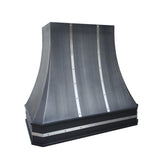 handcrafted stainless steel range hood