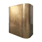 brass range hood with clean line