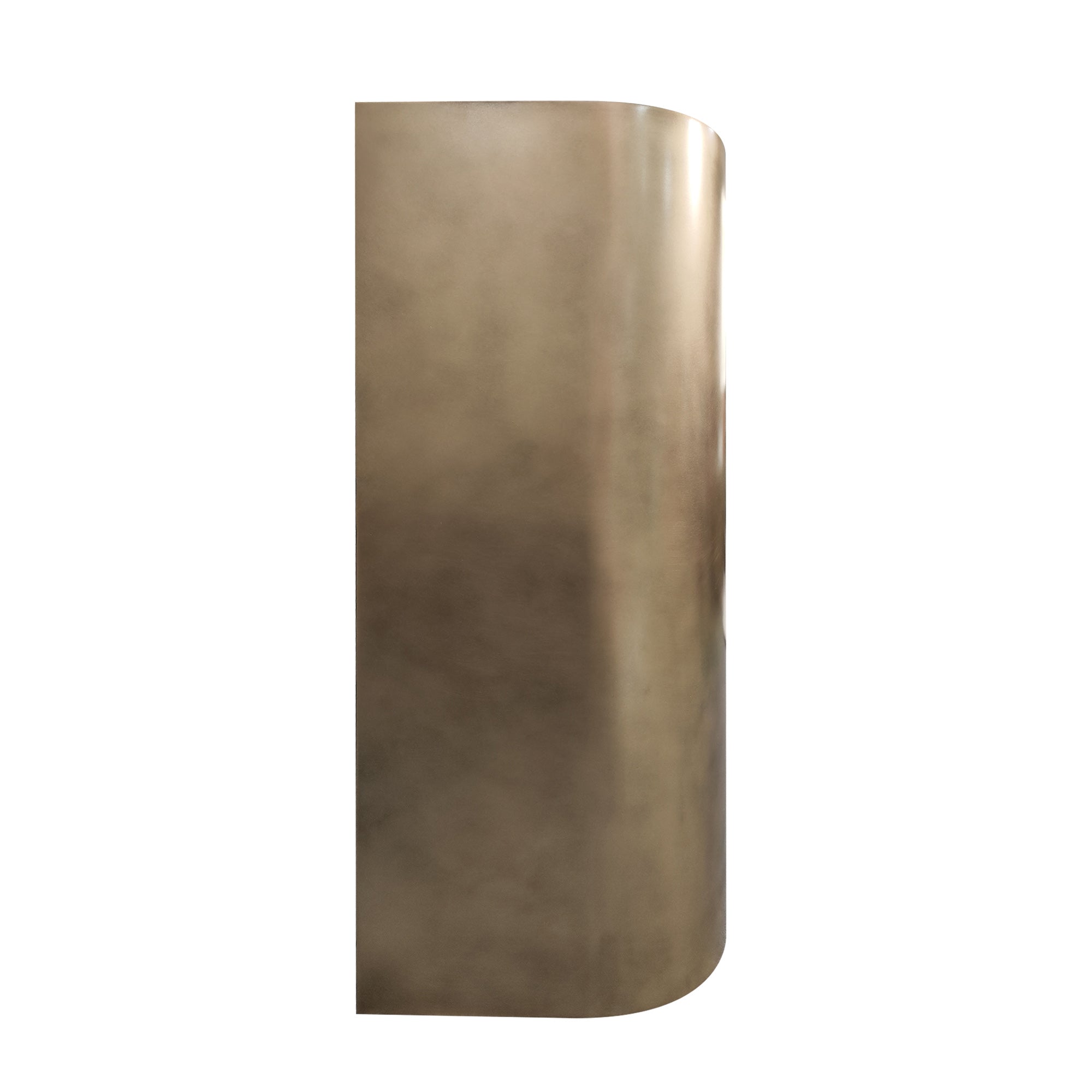 clean line brass range hood with timeless elegance