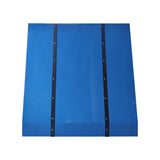 prime custom blue painted outdoor stainless steel range hood-1
