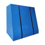prime custom blue painted outdoor stainless steel range hood-2