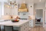 Prime Custom Elegant Bell Shaped Brass Kitchen Hood PB1-E07