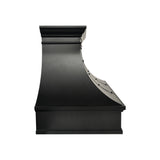 high quality dark copper kitchen hood with seamless technology
