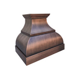 hand hammered copper kitchen range hood