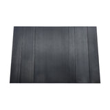 zinc range hood with brushed finish