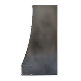 prime custom outdoor stainless steel range hood in geometric design-5