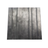 zinc range hood with geometric precision design front view