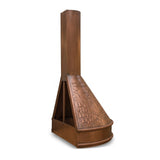 prime custom copper range hood with mountain reverie pattern for luxury kitchens-2