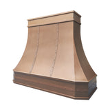 prime custom vintage copper kitchen range hood with handmade details for luxury kitchens