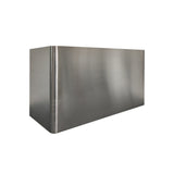 Minimalist brushed stainless steel range hoods-2
