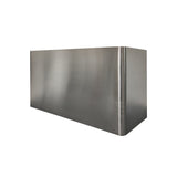 Minimalist brushed stainless steel range hoods-3