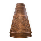 prime custom curved tropical grove copper range hood-1