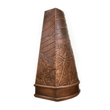 prime custom curved tropical grove copper range hood-2