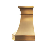 Prime Luxury Refined Curved Custom Brass Range Hood PB3-R01