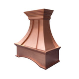 stylish custom copper kitchen hood 