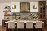 Prime Custom Modern Curved Brass  Range Hood PB33-M02