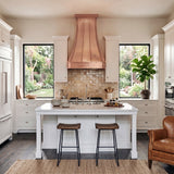 Prime Custom Classic Curved Natural Copper Stove Range Hood PC3-R06