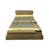  Bell Shaped Brass Range Hood 